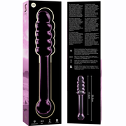 NEBULA SERIES BY IBIZA - MODELL 20 DILDO BOROSILIKATGLAS ROSA 20.5 CM -O- 3 CM