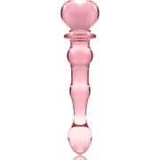 NEBULA SERIES BY IBIZA - MODELL 21 DILDO BOROSILIKATGLAS ROSA 20.5 CM -O- 3.5 CM