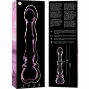 NEBULA SERIES BY IBIZA - MODELL 21 DILDO BOROSILIKATGLAS ROSA 20.5 CM -O- 3.5 CM