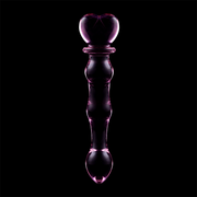NEBULA SERIES BY IBIZA - MODELL 21 DILDO BOROSILIKATGLAS ROSA 20.5 CM -O- 3.5 CM