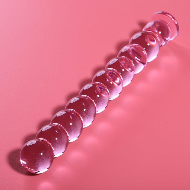NEBULA SERIES BY IBIZA - MODELL 22 DILDO BOROSILIKATGLAS ROSA 21.5 CM -O- 2.5 CM