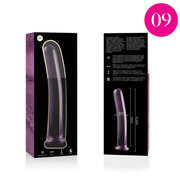 NEBULA SERIES BY IBIZA - MODELL 9 DILDO BOROSILIKATGLAS ROSA 15.5 CM -O- 2.5 CM