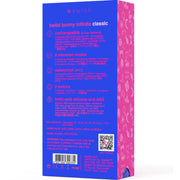 B SWISH - BWILD BUNNY INFINITE KLASSISCHER WIEDERAUFLADBARER VIBRATOR AUS BLAUEM SILIKON