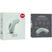 FUN FACTORY - LAYA III WIEDERAUFLADBARER AUFLEGVIBRATOR SALBEIGRÜN