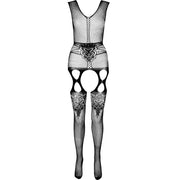 PASSION - ECO COLLECTION BODYSTOCKING ECO BS014 SCHWARZ