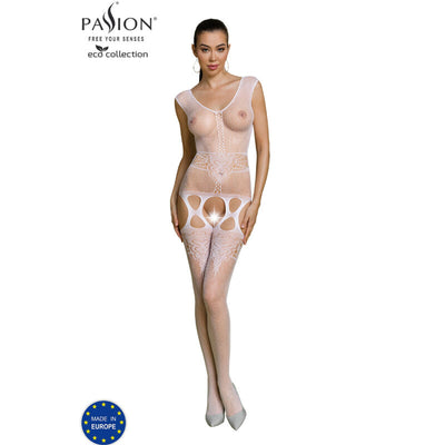 PASSION - ECO COLLECTION BODYSTOCKING ECO BS014 WEISS