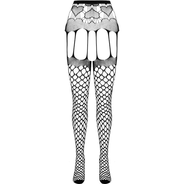 PASSION - ECO COLLECTION BODYSTOCKING ECO S009 SCHWARZ