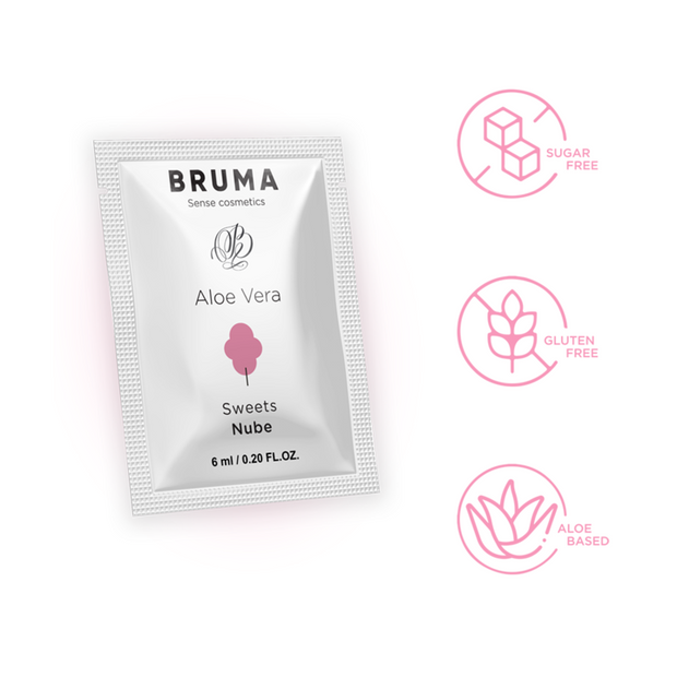BRUMA - ALOE VERA GLEITGEL ZUCKERWATTE GESCHMACK 6 ML