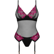 OBSESSIVE - ROSENTY KORSETT XS/S