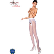 PASSION - TIOPEN 006 WEISSE STRUMPFHOSE 1/2 30 DEN