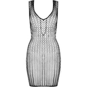 PASSION - BS097 SCHWARZER BODYSTOCKING, EINE GRÖSSE
