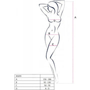 PASSION - BS099 ROTER BODYSTOCKING, EINE GRÖSSE
