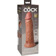 KING COCK - ELITE REALISTISCHER DILDO MIT VIBRATION UND SILIKON 20.3 CM KARAMELL