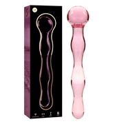 NEBULA SERIES BY IBIZA - MODELL 13 DILDO BOROSILIKATGLAS ROSA 18 CM -O- 3.5 CM