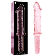 NEBULA SERIES BY IBIZA - MODELL 24 DILDO BOROSILIKATGLAS ROSA 28.5 CM -O- 5 CM