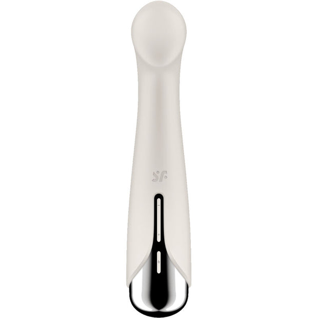 SATISFYER - SPINNING G-SPORT 1 ROTATOR VIBRATOR BEIGE