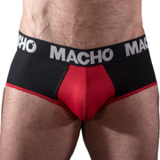 MACHO - MS26N SLIP SCHWARZ/ROT L