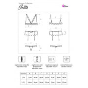 LIVCO CORSETTI FASHION - BELITA LC 90231 BH + HÖSCHE + STRUMPFGÜRTEL SCHWARZ S/M