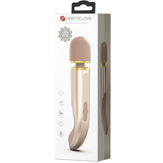 PRETTY LOVE - MASSAGER 7 VIBRATIONSMODI CHAMPAGNER