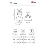 LIVCO CORSETTI FASHION - BARIRIN LC 90633 HEMD + HOSE SCHWARZ