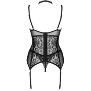 LIVCO CORSETTI FASHION - GIELLANDRA FOR THE SENSES COLLECTION KORSETT + PANTY SCHWARZ