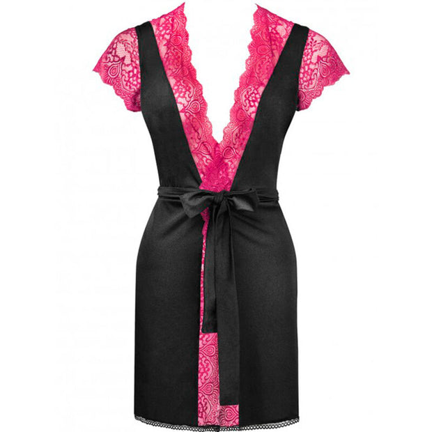 LIVCO CORSETTI FASHION - KUMIKO LC 90428 KLEID + HÖSCHE SCHWARZ L/XL