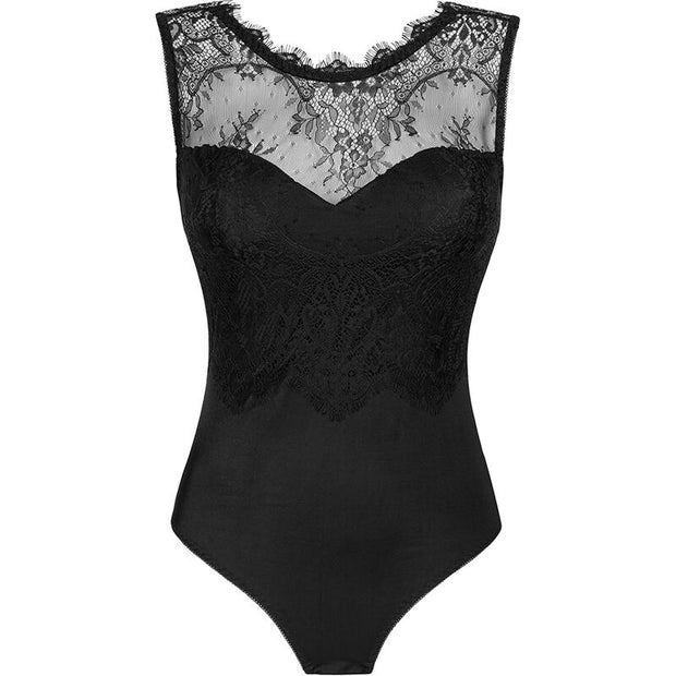 LIVCO CORSETTI FASHION - MUDIENIN LC 90654 SCHWARZER BODY S/M