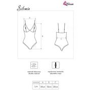 LIVCO CORSETTI FASHION - SILOMIN LC 1401 BODY + KLEID SCHWARZ EINE GRÖSSE