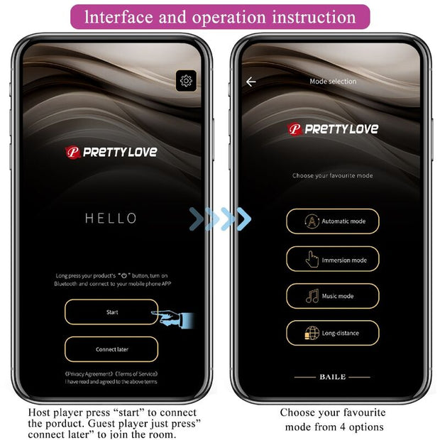 PRETTY LOVE - BILLY VIBRATIONSFERNBEDIENUNG LILA KOSTENLOSE APP