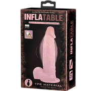 DANCE - REALISTISCHER AUFBLASBARER DILDO MIT SAUGNÄPFEN 15 CM