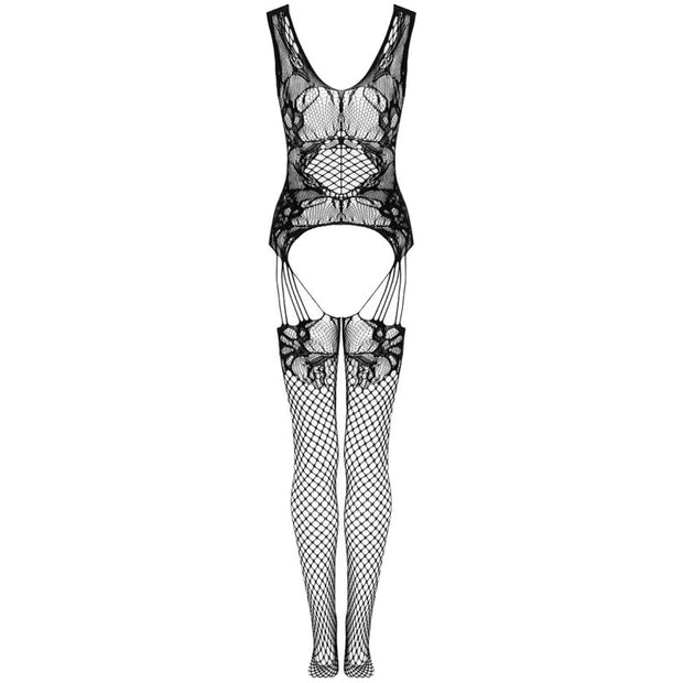 LIVCO CORSETTI FASHION - JULOVE BODYSTOCKING SCHWARZ EINE GRÖSSE