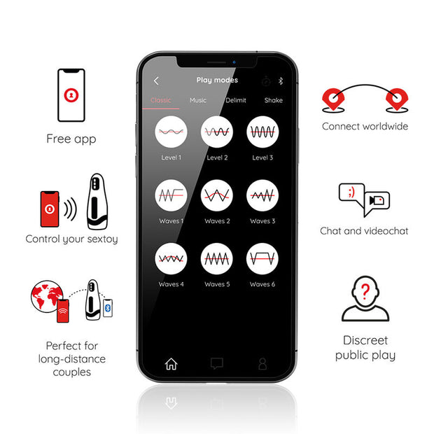 ONINDER – SEOUL WIEDERAUFLADBARER MÄNNLICHER MASTURBATOR 10 GESCHWINDIGKEITEN – KOSTENLOSE APP