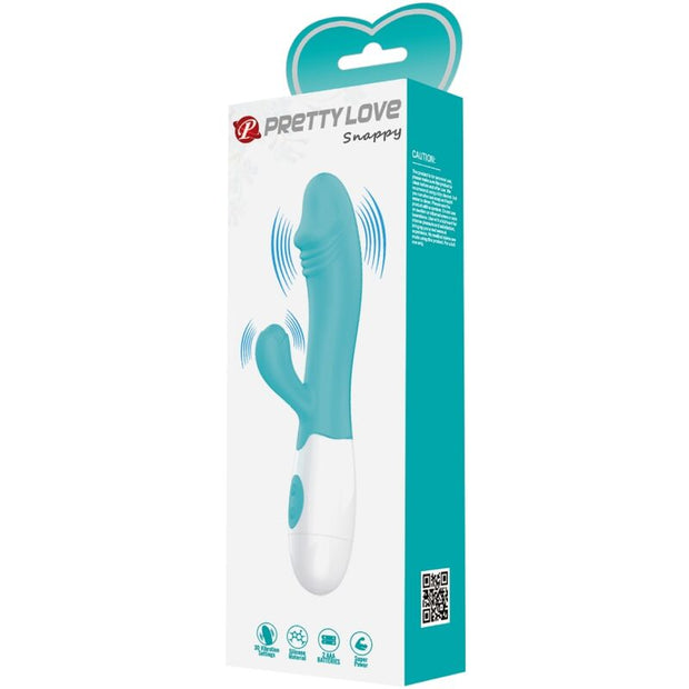PRETTY LOVE - SNAPPY G-SPOT VIBRATOR AQUAGRÜN