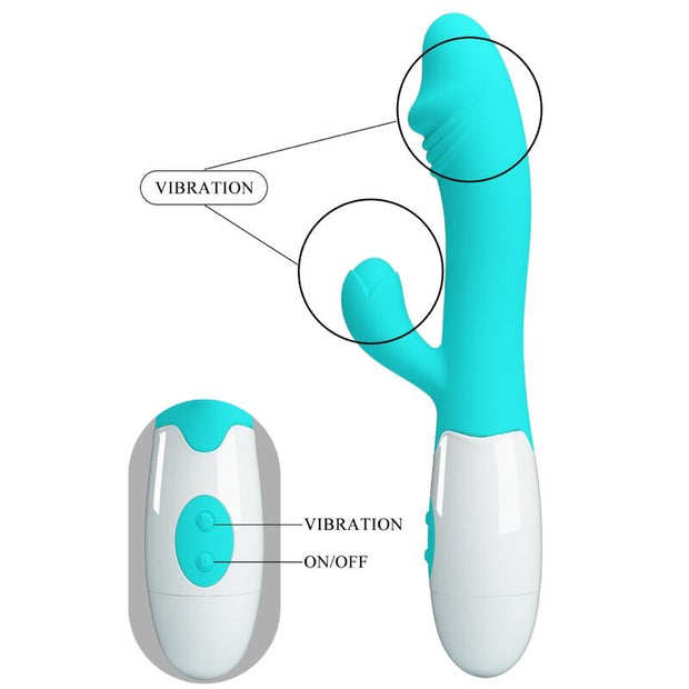 PRETTY LOVE - SNAPPY G-SPOT VIBRATOR AQUAGRÜN
