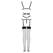 LIVCO CORSETTI FASHION - THIARA LC 20213 SET BODY + STRÜMPFE SCHWARZ S/M