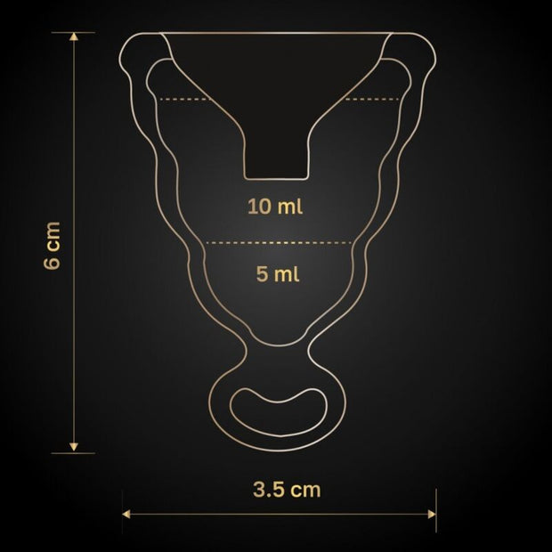 G-VIBE - GCUP SCHWARZE MENSTRUATIONSTASSE