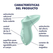SATISFYER - EXCITERRR VIBRATOR AUFLEGENDER KLITORIS MINT
