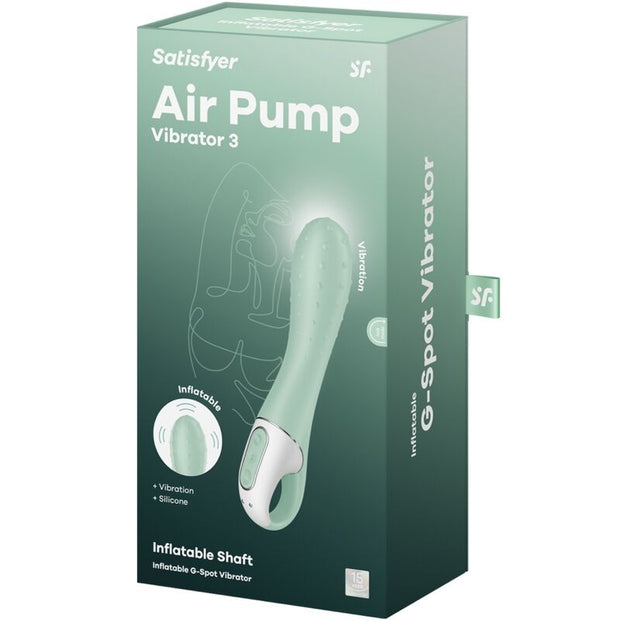 SATISFYER - AIR PUMP VIBRATOR 3 AUFBLASBARER G-PUNKT MINT