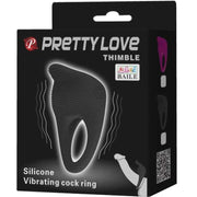 PRETTY LOVE - THIMBLE VIBRATORRING SCHWARZ