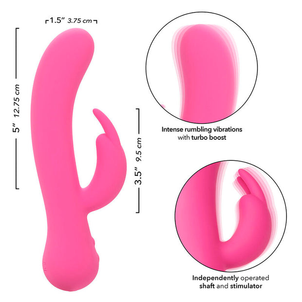 CALEXOTICS - FIRST TIME VIBRATOR RABBIT WIEDERAUFLADBAR ROSA