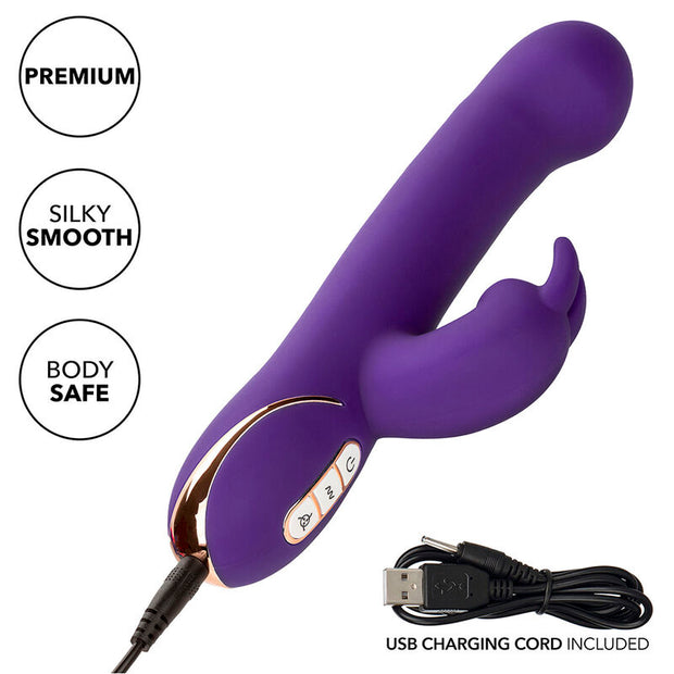 CALEXOTICS - JACK RABBIT VIBRATOR UND STIMULATOR 7 VIBRATIONSSTUFEN UND STIMULIERENDE WELLEN BLAU