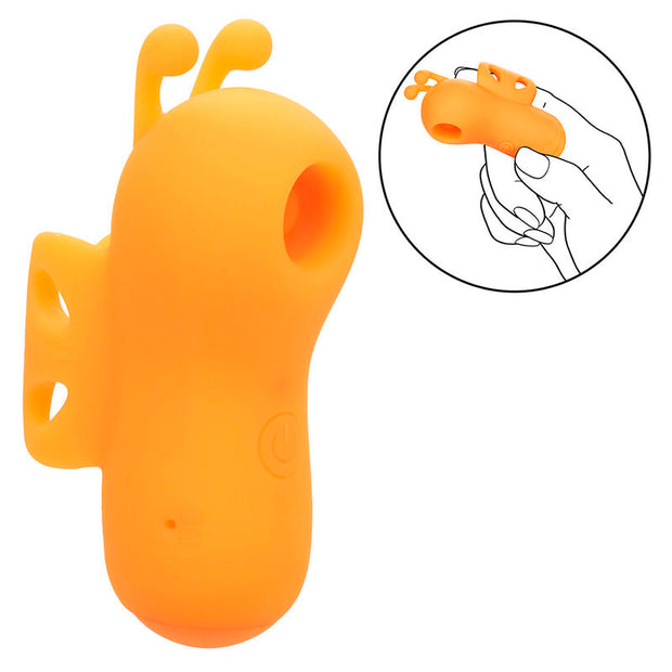 CALEXOTICS - NEON VIBES DER BUZZING VIBE FINGERSTIMULATOR 10 VIBRATIONEN ORANGE