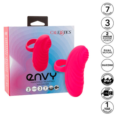 CALEXOTICS - ENVY HANDMASSAGER MIT ROLLBALL, 7 VIBRATIONEN, ROSA