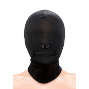 NS NOVELTIES - FETISH & FASHION GESCHLOSSENE MUNDHAUBE MIT REISSVERSCHLUSS NYLON SCHWARZ