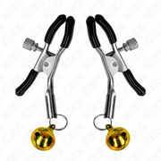 KINK - GOLDENE EINZELNE GLOCKEN-NIPPELNKLEMME 6 CM