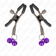 KINK - DOPPELGLOCKEN-NIPPELKLAMMEREI LILA 6 CM