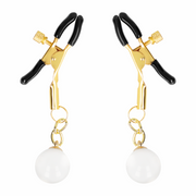 KINK - GLASPERLEN-NIPPELKLAMMERN GOLD 6 CM