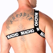 MACHO - RÖMISCHES HARNESS WEISS S/M