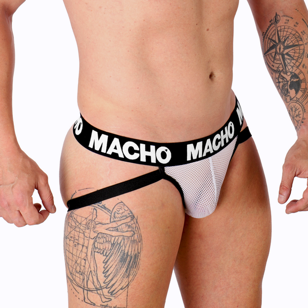 MACHO - MX26X1 JOCK GRID WEISS L