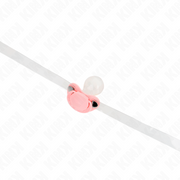 KINK - ROSA SCHNULLERFORM-SPITZE 5,5 x 4 CM VERSTELLBAR 43-60 CM